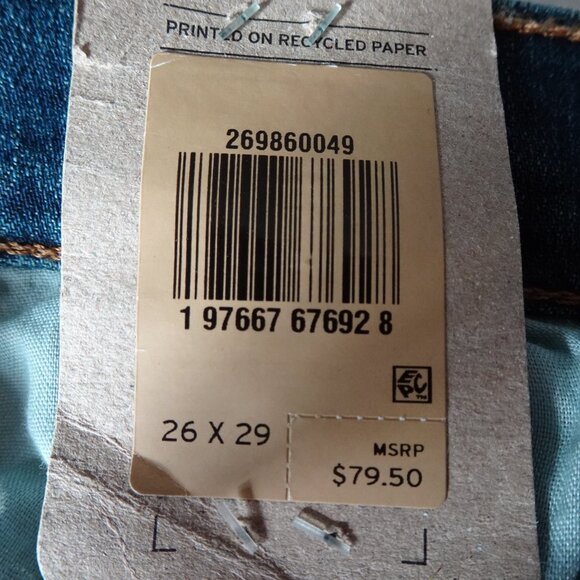 Levi's Mom Jeans Women's Size 26x29 Blue Denim Tapered High Rise Relaxed Fit - Picture 10 of 12